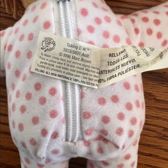 PLAYSKOOL MARC BROWN TALKING D.W. ARTHUR PLUSH DOLL FIGURE Works 1996 - Picture 2 of 5